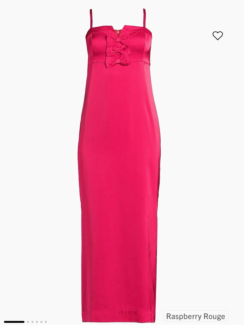 NWT Lilly Pulitzer Satin Full Length Formal Dress